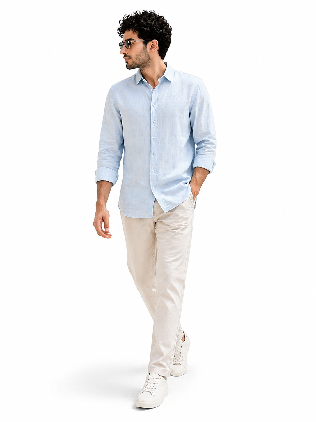 قميص مودرن كتان 2790