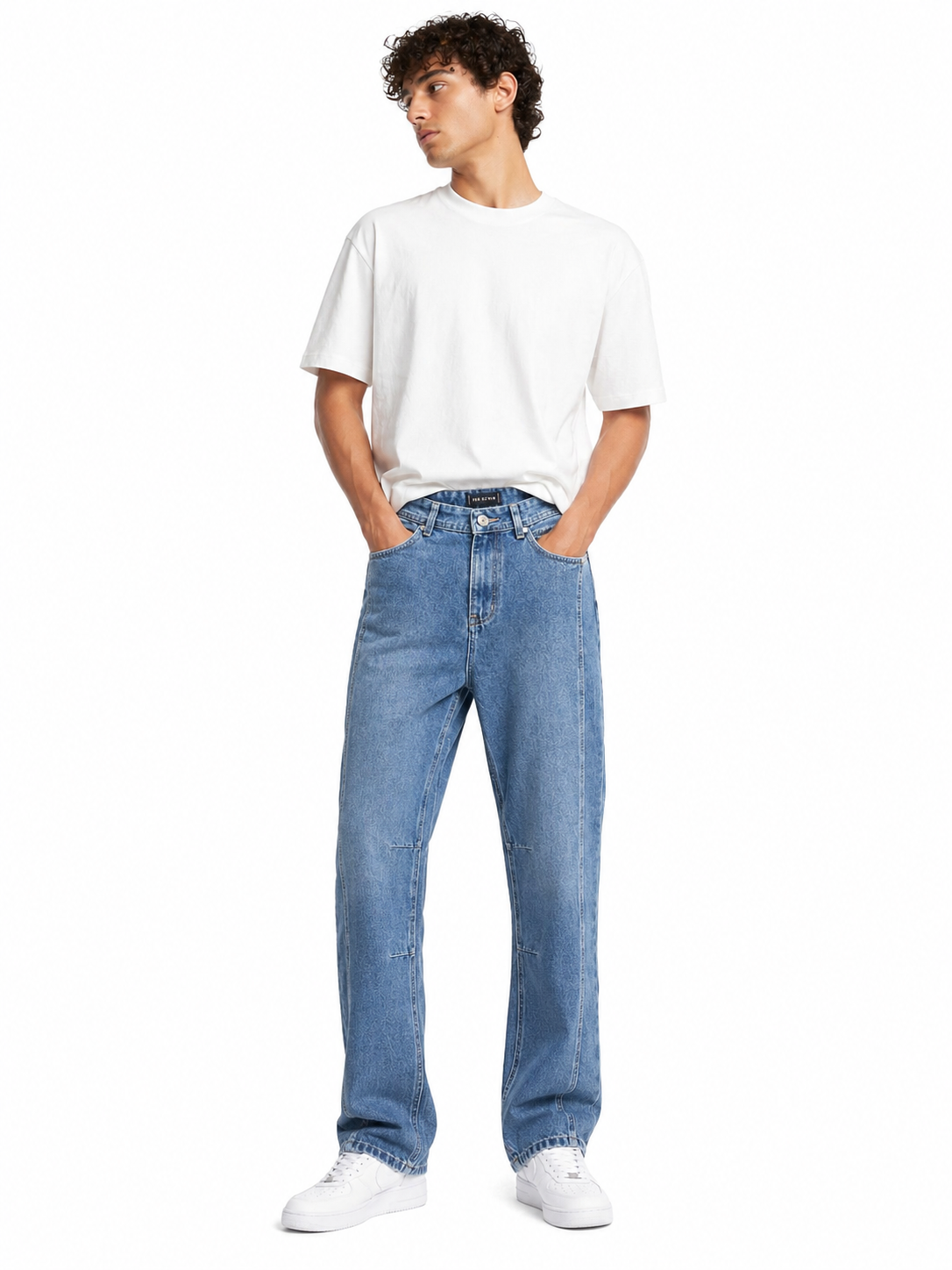 بنطلون جينز رجالى وايدليج  2647 JBS