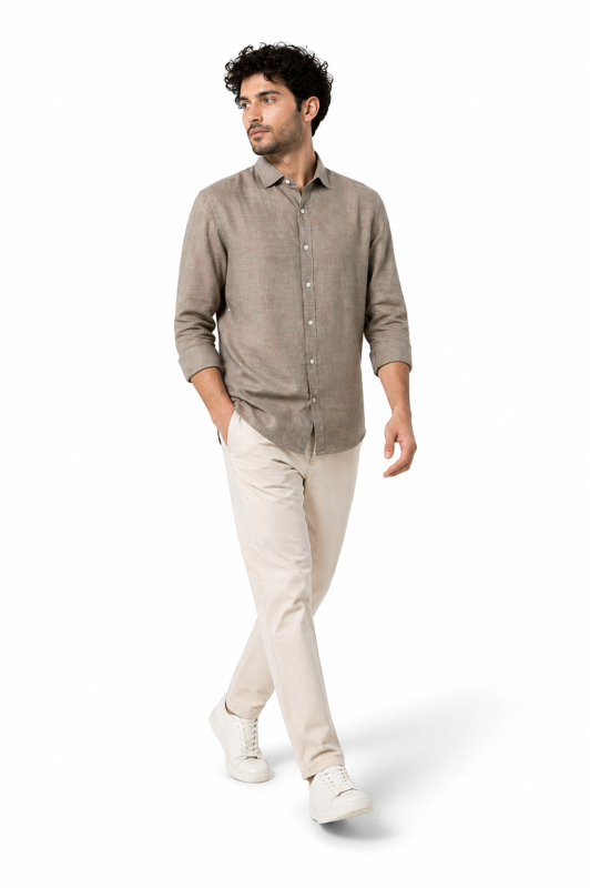 قميص مودرن كتان 2790