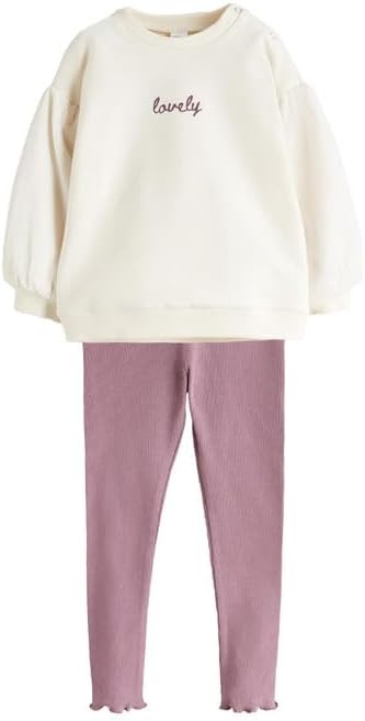 طقم سويت شيرت للبنات الصغيرات من ال سي وايكيكي