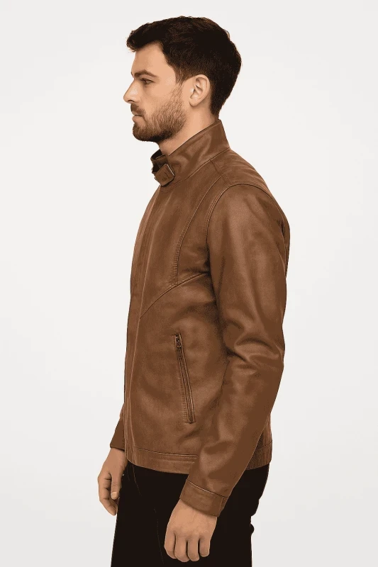 جاكت جلد رجالي