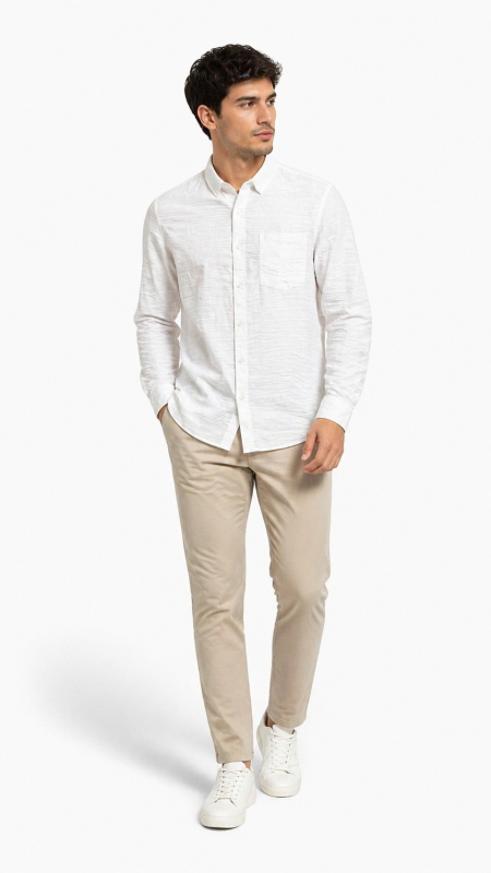 قميص مودرن كتان 431 /416